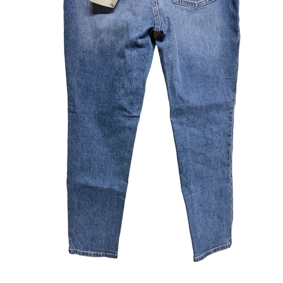 Everlane The Original Cheeky High Rise Straight Leg Jeans Worn In Mid Blue Sz 28 - Picture 8 of 12